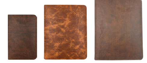 Sổ da cao cấp màu loang 200 trang (10,5 x 18.5cm) (TCT)
