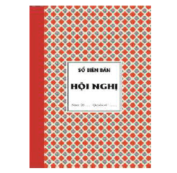 Sổ công văn đi, công văn đến, Sổ biên bản hội nghị giấy định lượng 60g/m2, độ trắng 85-92 ISO (TCT)