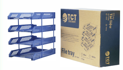 KHAY TÀI KIỆU 4 TẦNG (HIPS) TCT